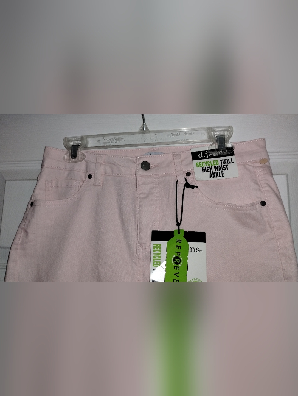 d.jeans Pale Pink High Waist Ankle Jeans - Picture 4 of 9